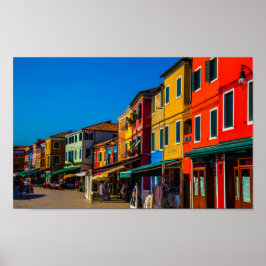 Burano, Italië Poster