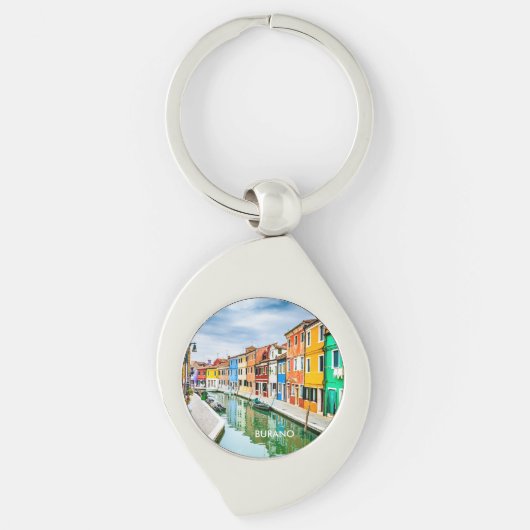 Burano, Italië Sleutelhanger (Voorkant)