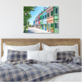 Burano maisons vue toile imprimer (Insitu(Chambre))