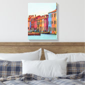 BURANO - Venetian Lagoon Venetië - Burano Canvas Afdruk (Insitu (Slaapkamer))
