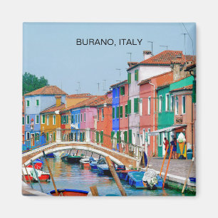 BURANO VENICE, ITALIË (MAGNET) MAGNEET