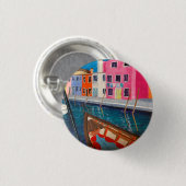 Burano Venice Italië Ronde Button 3,2 Cm (Voorkant /achterkant)