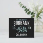 Burbank Briefkaart (Staand voorkant)