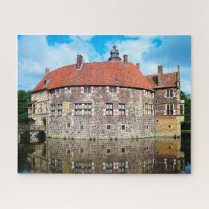Burcht Kasteel Vischering Duitsland. Legpuzzel