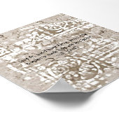 "Burden Made Light" op "Crumble Castle Wall" Poster (Hoek)