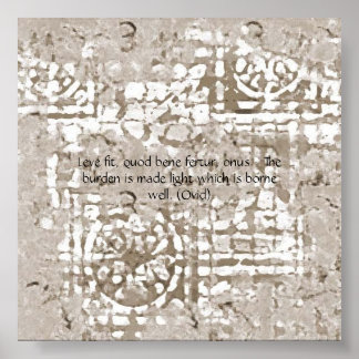 "Burden Made Light" op "Crumble Castle Wall" Poster