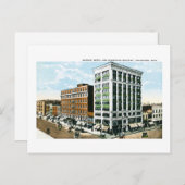 Burdick Hotel, Kalamazoo, Michigan Briefkaart (Voorkant / Achterkant)