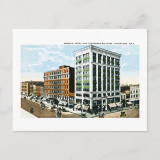 Burdick Hotel, Kalamazoo, Michigan Briefkaart