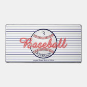Bureau À Thèmes De Baseball Mats & Pads (Recto)