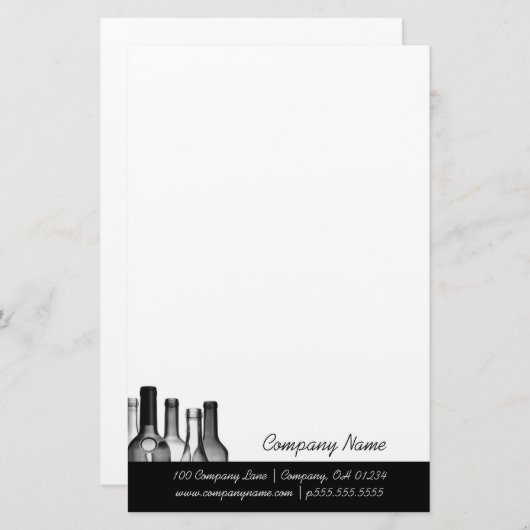 Bureau à vin papeterie (Devant / Derrière)