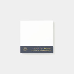 Bureau Aangepast Modern Eenvoudig Logo Van het bur Post-it® Notes