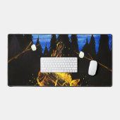 Bureau Aventure Extérieure Forêt Coucher de Soleil (Clavier et souris)