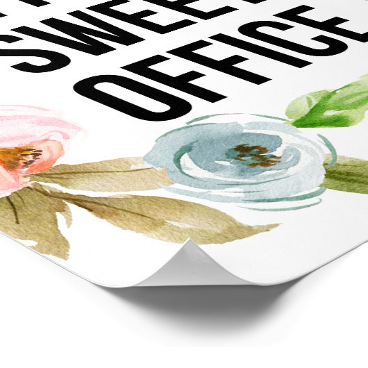 Bureau, Cadeaux de bureau, affiches de devis (Coin)