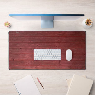Bureau d'art en bois rouge patiné Pad Mat