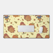 Bureau d'automne de Kawaii Ma (Clavier et souris)