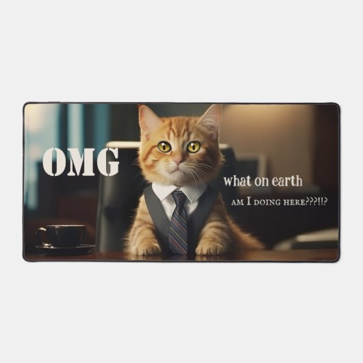 Bureau de chat drôle (Recto)