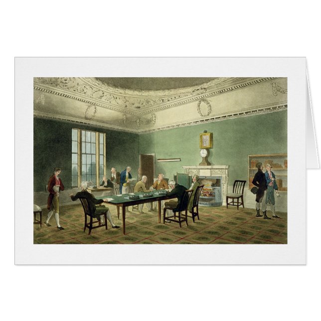 Bureau de commerce, du 'microcosme d'Ackermann de (Devant horizontal)