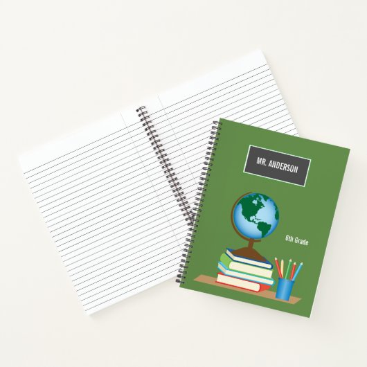 Bureau de l'enseignant World Globe Stack Carnet de (Intérieur)