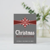 Bureau de l'entreprise Invitation de fête de Noël  (Debout devant)