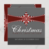 Bureau de l'entreprise Invitations de Noël élégant (Devant / Derrière)