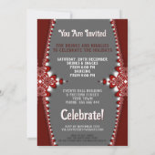 Bureau de l'entreprise Invitations de Noël élégant (Dos)