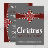 Bureau de l'entreprise Invitations de Noël élégant (Devant / Derrière)