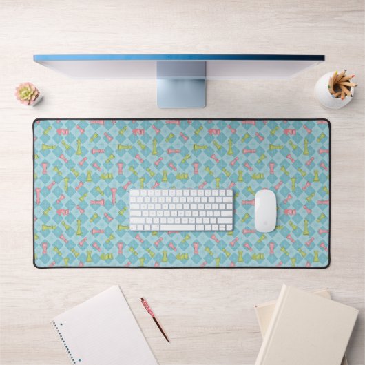 Bureau d'échecs Pastel Retro (Bureau 1)