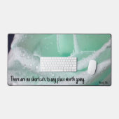Bureau d'encouragement Rose vert Mint Mat (Clavier et souris)