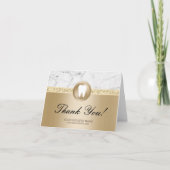 Bureau dentaire Merci en marbre doré moderne (Devant)