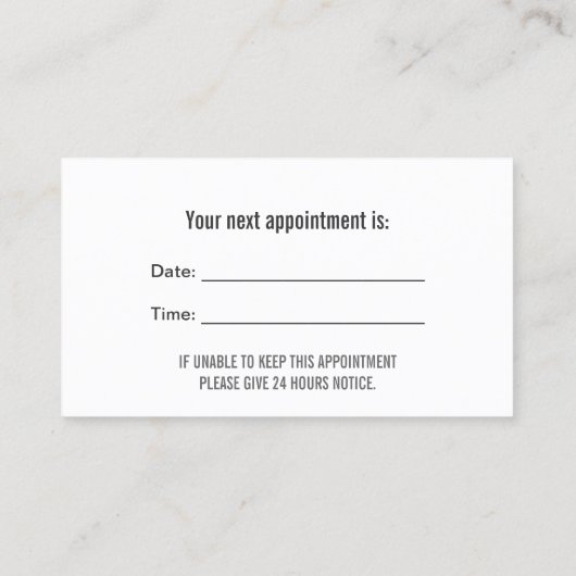 Bureau dentaire Moderne Gold Dentist Rendez-vous (Dos)