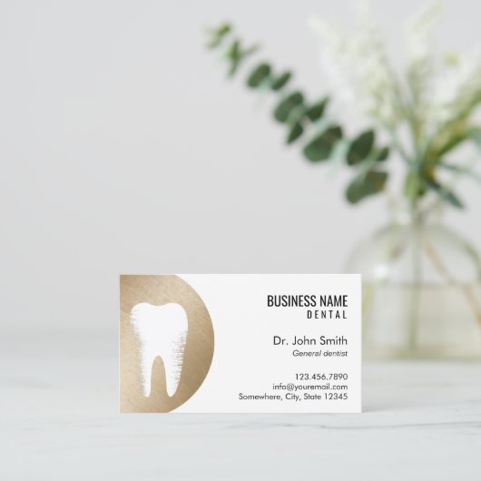 Bureau dentaire Moderne Gold Dentist Rendez-vous (Debout devant)