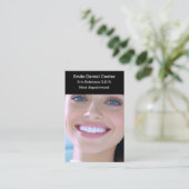 Bureau des dentistes Cartes de rendez-vous moderne (Debout devant)