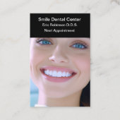 Bureau des dentistes Cartes de rendez-vous moderne (Devant)