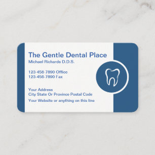 Bureau des dentistes Nouveaux Cartes de visite