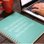 Bureau drôle humour de bureau Mon cahier