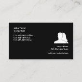 Bureau fournissant des cartes de visite de (Dos)