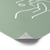 Bureau Hygiène Sanitiez vos mains ici Poster (Coin)