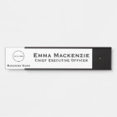 Bureau Logo Entreprise Porte à pendre Plaque Nom d (Devant)