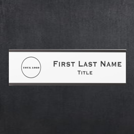 Bureau Logo Entreprise Porte à pendre Plaque Nom d