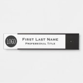 Bureau Logo Entreprise Porte à pendre Plaque Nom d (Devant)