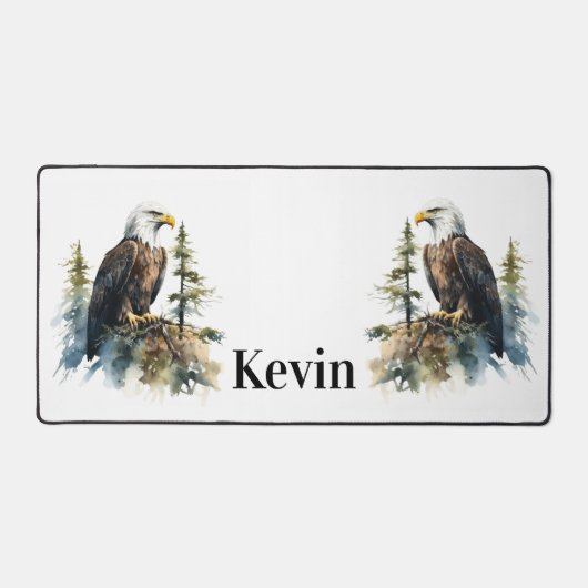 Bureau Mat Eagles Nature (Recto)