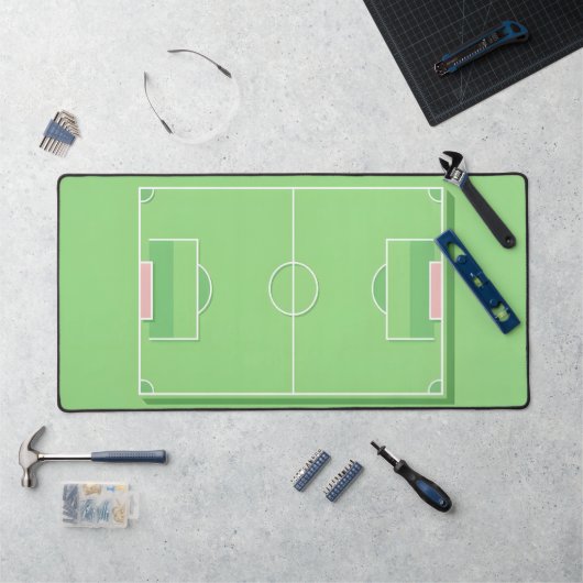 Bureau minimal de football plat Mat - Vert clair (Poste de travail)