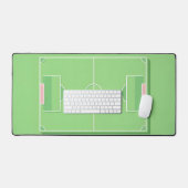 Bureau minimal de football plat Mat - Vert clair (Clavier et souris)