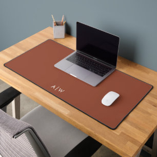 Bureau minimal moderne en terre cuite Monogramme I