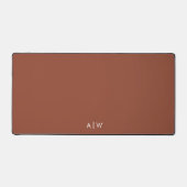 Bureau minimal moderne en terre cuite Monogramme I (Recto)