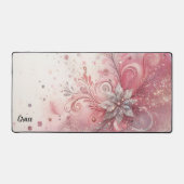Bureau Paillettes Rose Scintillant (Recto)
