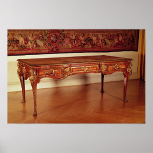 Bureau plat, Frans, Cressent, 1730 Poster
