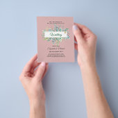 BUREAU VOOR Christelijke WEDDING Greenery Flyer (Hand)