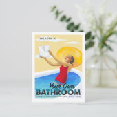 bureau voor toerisme coronavirus briefkaart (Staand voorkant)