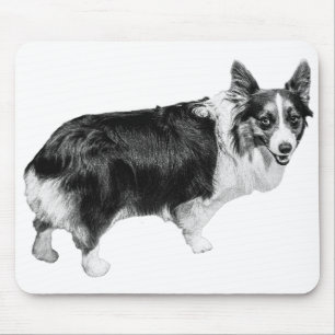 Bureaublad Gloeiende Corgi Stemming Muismat